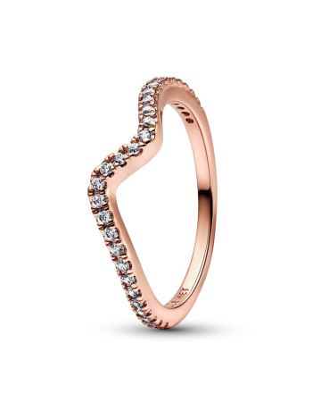 Pandora Rose Sparkling Wave sormus 182539C01