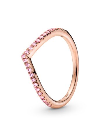 Pandora Rose Wishbone Fairytale Pink sormus 186316C02