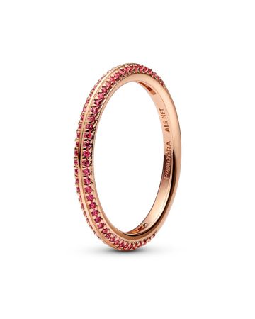 Pandora ME Red Pave sormus 189679C02