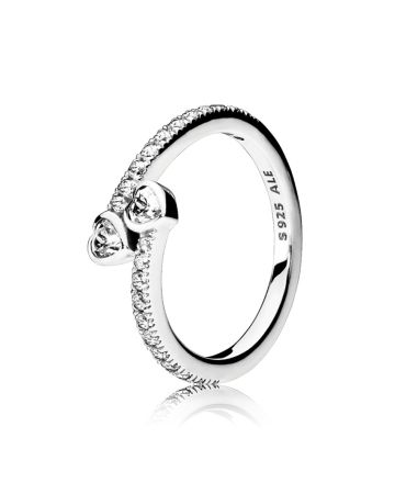 Pandora Two Sparkling Hearts sormus 191023CZ