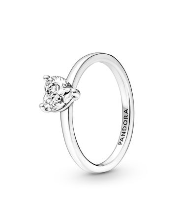 Pandora Sparkling Heart Solitaire sormus 191165C01-6