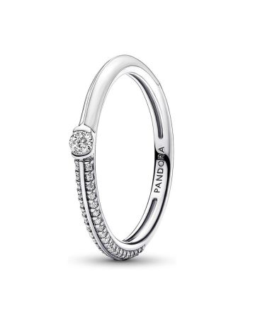 Pandora ME Pavé & White Dual Ring 192528C02