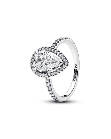 Pandora Sparkling Pear Halo sormus 193012C01-9