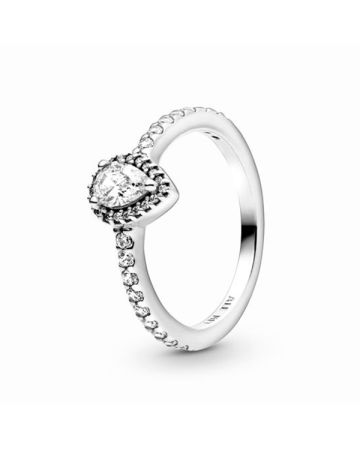 Pandora Teardrop Halo sormus 198860C01