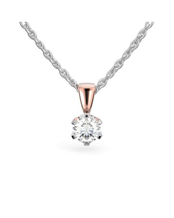 Festive Classic timanttiriipus, puna- ja valkokulta 205-070R-PV