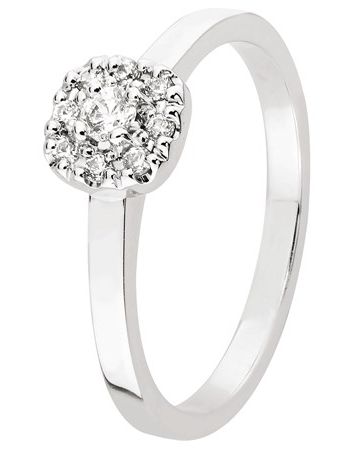 Romanssi Halo -timanttisormus 208-015