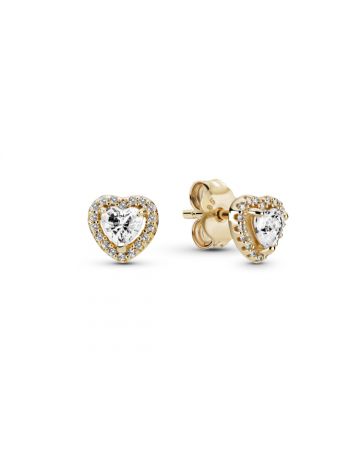 Pandora Elevated Heart 14K korvakorut 259137C01