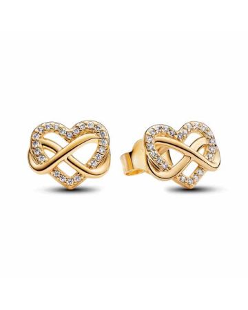 Pandora Sparkling Infinity Heart Stud korvakorut 262667C01