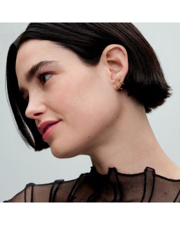 Pandora Double Huggie Hoop korvakorut 263280C00