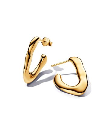 Pandora Organically V-shaped Open Hoop korvakorut 263290C00