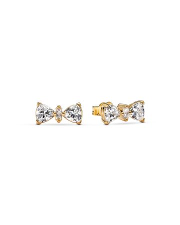 Pandora Sparkling Bow Stud Ohrringe 263507C01