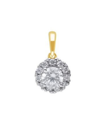 Brilliant Star Labor-Diamantanhänger L-PN-74674-050 YG