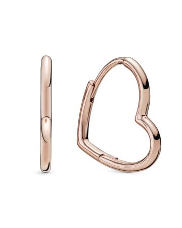 Pandora Rose Asymmetric Heart Ohrringe 288307