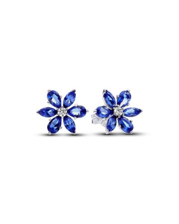 Pandora Sparkling Blue Herbarium Cluster Stud korvakorut 292407C01