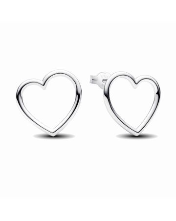 Pandora Moments Front-facing Heart korvakorut 293077C00-1