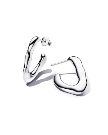 Pandora Organically V-shaped Open Hoop korvakorut 293290C00