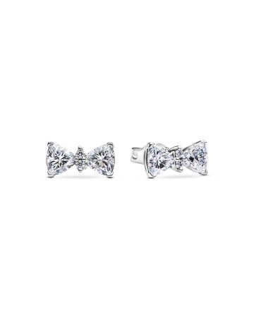Pandora Sparkling Bow Stud korvakorut 293506C01