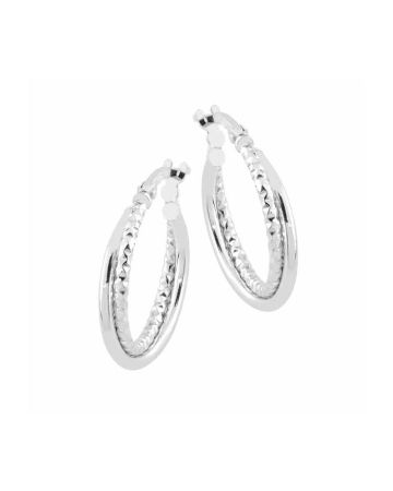 Hopeiset korvakorut 19 mm 296OR0089W