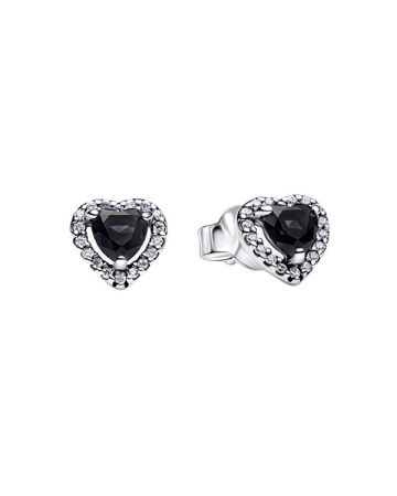 Pandora Elevated Heart Stud örhängen 298427C03