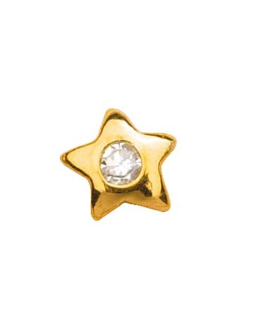 Kultainen hammaskoru timantilla