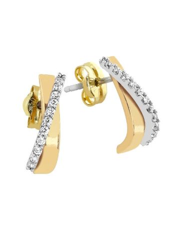 Gold Ohrringe 30043-BI