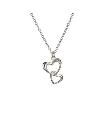 Lempikoru Onnenkantaja Tuplasydän -kaulakoru 45cm 3205100450-1