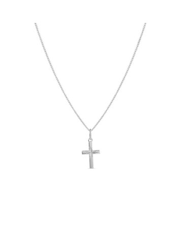 Hopeinen ristikaulakoru 3250880500-1