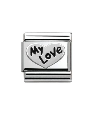 Nomination Classic Hopea Sydän My Love 330101/09