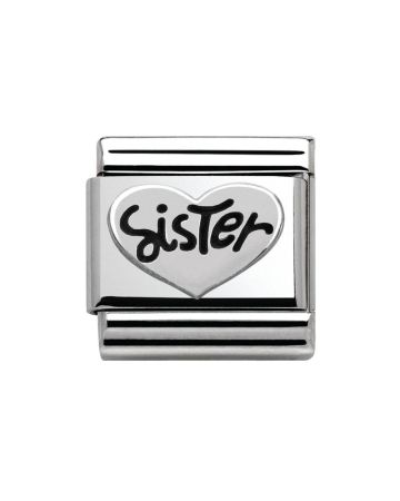Nomination Classic Hopea Sydän Sister 330101/11