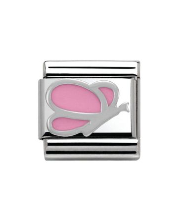 Nomination Classic Hopea Pinkki Perhonen 330202/03