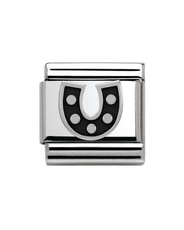 Nomination Classic Hopea Musta Hevosenkenkä 330202/08