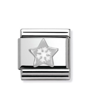 Nomination Classic Hopea Lumihiutaletähti 330204/01