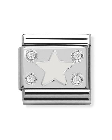 Nomination Classic Hopea ZK Valkoinen Tähti 330306/04