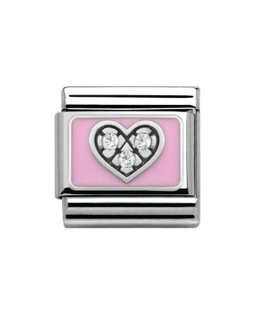 Nomination Classic Hopea ZK Sydän Pinkki 330306/06