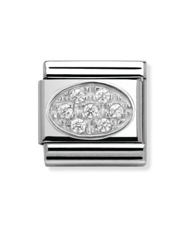 Nomination Classic Hopea ZK Kirkas Soikea Pavé 330308/01