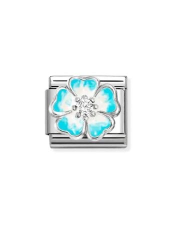 Nomination Classic Blue Flower 330321/16