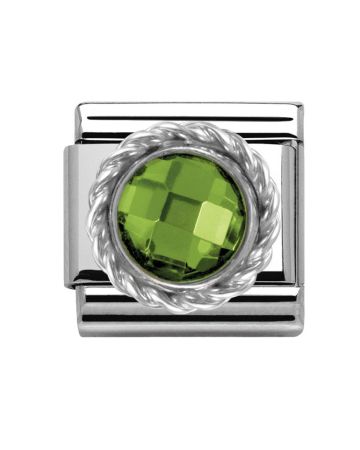 Nomination Classic Silvershine / vihreä kivi 330601/004
