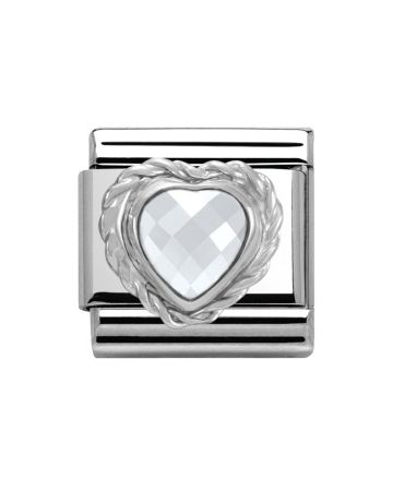 Nomination Classic Hopea Kirkas Zirkoniasydän 330603/010
