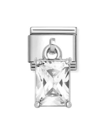 Nomination Classic Silvershine Riippuva kivi 331812/11