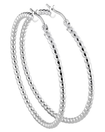 Hopeiset rengaskorvakorut 40YOK269/99