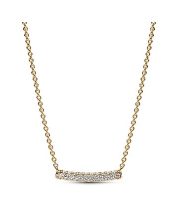 Pandora Timeless Pavé Single-row Bar Collier 45 cm Halskette 362635C01