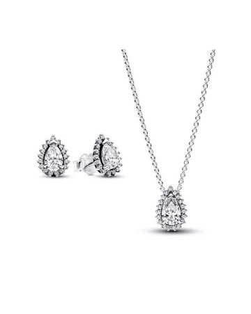 Pandora Sparkling Pear Halo korusetti 