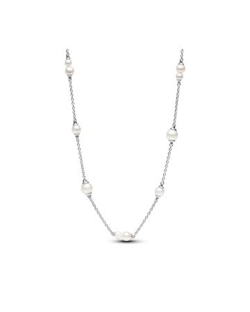 Pandora Treated Freshwater Cultured Pearl Station Chain kaulakoru 393175C01-45