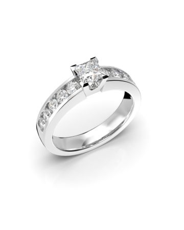 Festive Wanajatar Princess timanttisormus, platina 408-090-PT