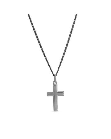 Hopeinen ristikaulakoru 4256652500