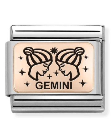 Nomination Classic Rose Gold horoskooppi Kaksoset 430112/03