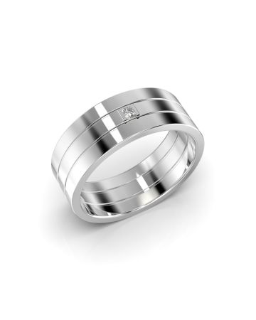 Festive Prince timanttisormus, platina 463-005-PT