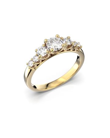 Festive Solina timanttisormus, keltakulta 469-074-KK