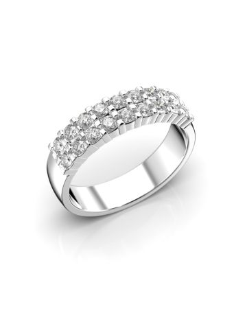 Festive Sophia Double timanttisormus, platina 481-054-PT