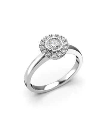 Festive Amelie timanttisormus, platina 496-039-PT